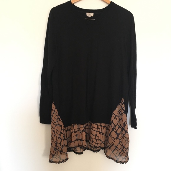LOGO by Lori Goldstein Sweater Tunic - Picture 1 of 5